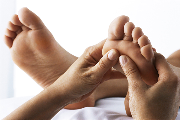 Foot treatment at Asante