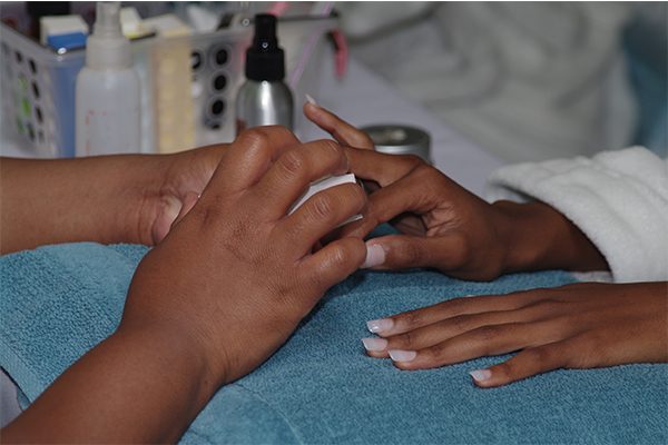 Nail treatment at Asante Spa Polokwane