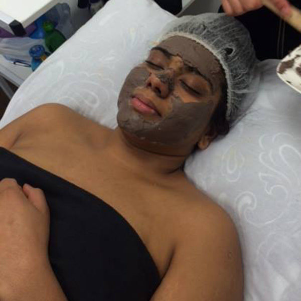 facial in progress at House of Asante Spa Polokwane